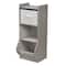Badger Basket Woodgrain Gray Upright Storage Nook With Reversible Basket